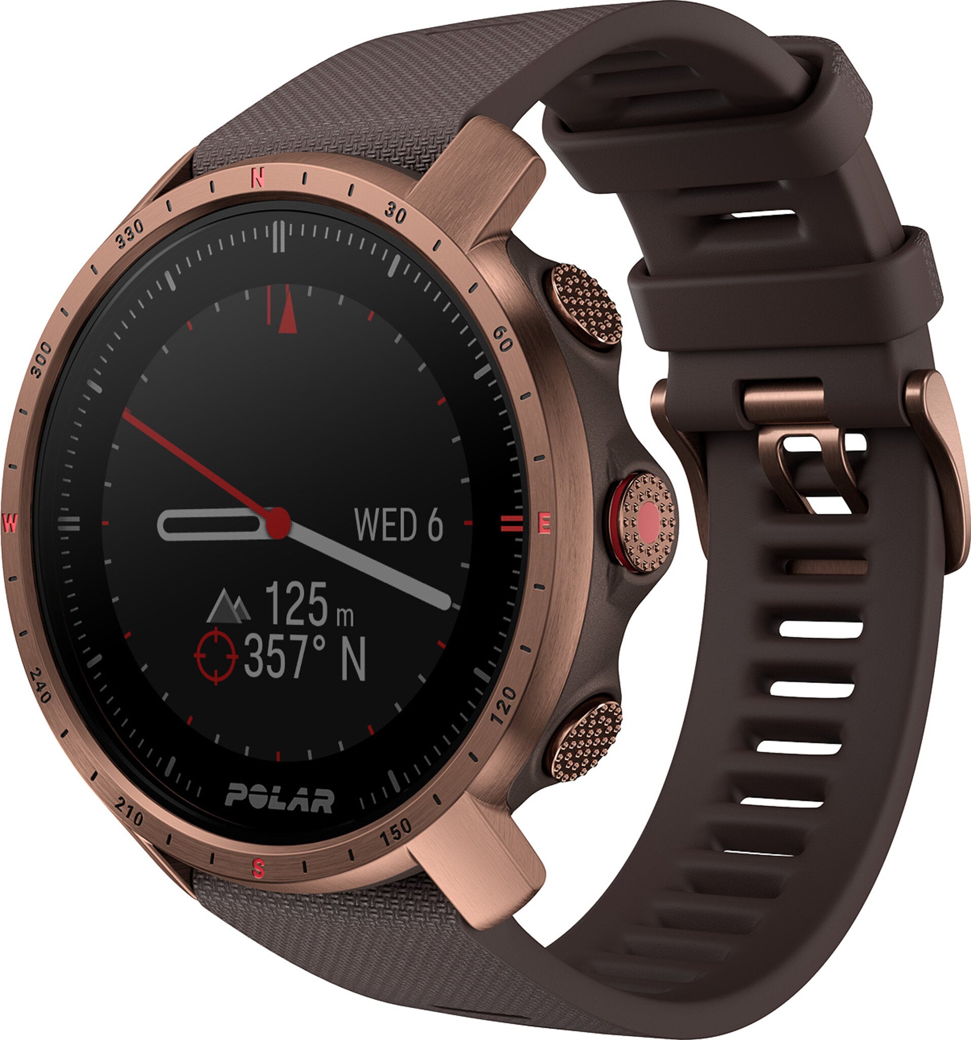 Polar - Grit X Pro with Synthetic Rubber Strap Watch |-| Polar - Montre Grit X Pro avec sangle en caoutchouc synthétique
