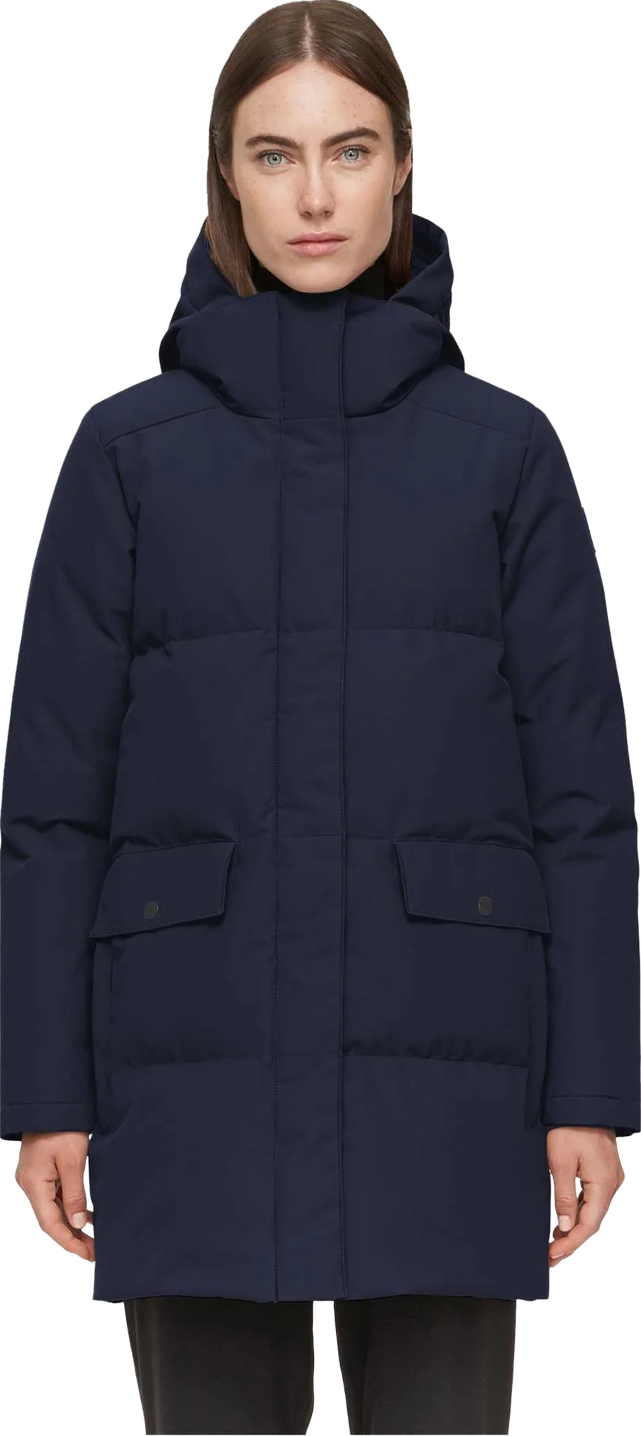 Quartz Co. - Chloe Hooded Down Winter Jacket - Slim-Straight - Women's |-| Quartz Co. - Manteau d'hiver en duvet à capuchon Chloe - Ajustée et Droite - Femme