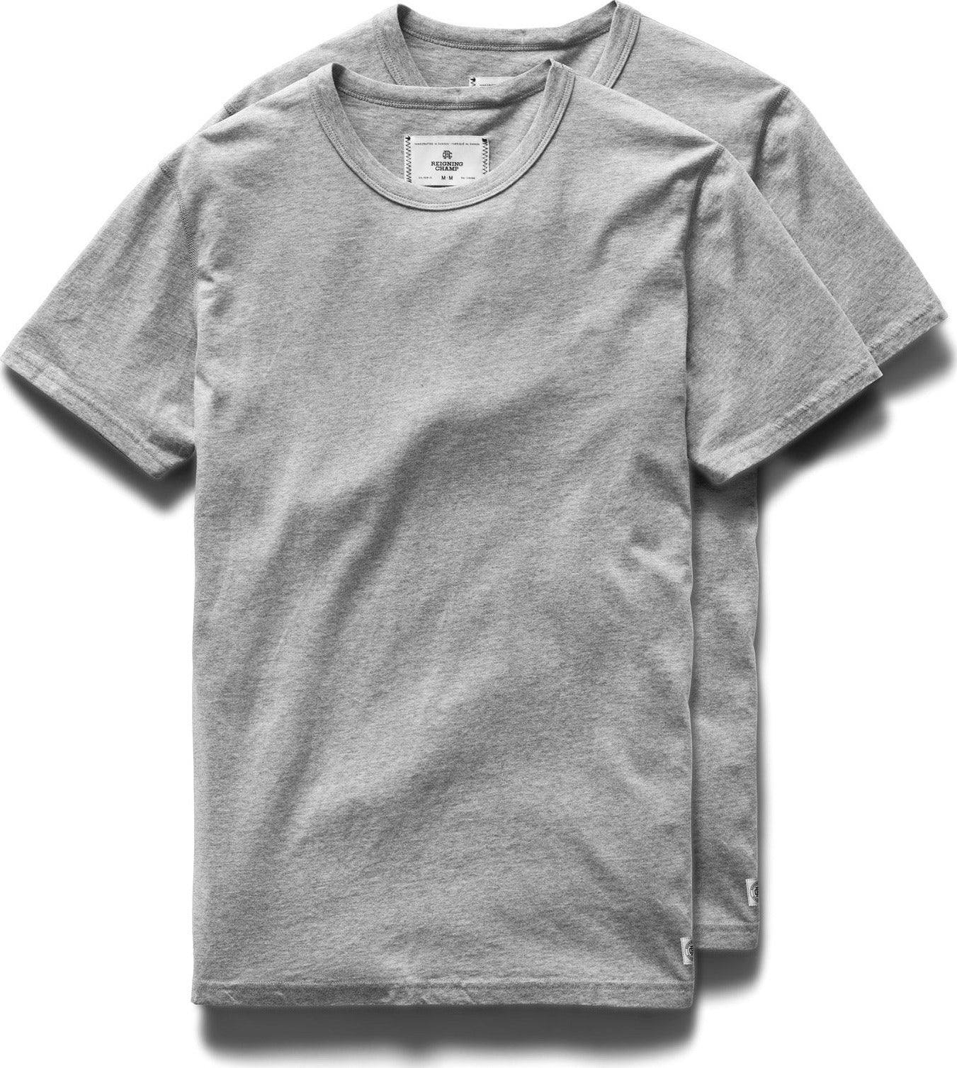 Reigning Champ - T-Shirt Ringspun Jersey 2-Pack- Men's |-| Reigning Champ - T-Shirt Ringspun Jersey Ensemble de deux - Homme