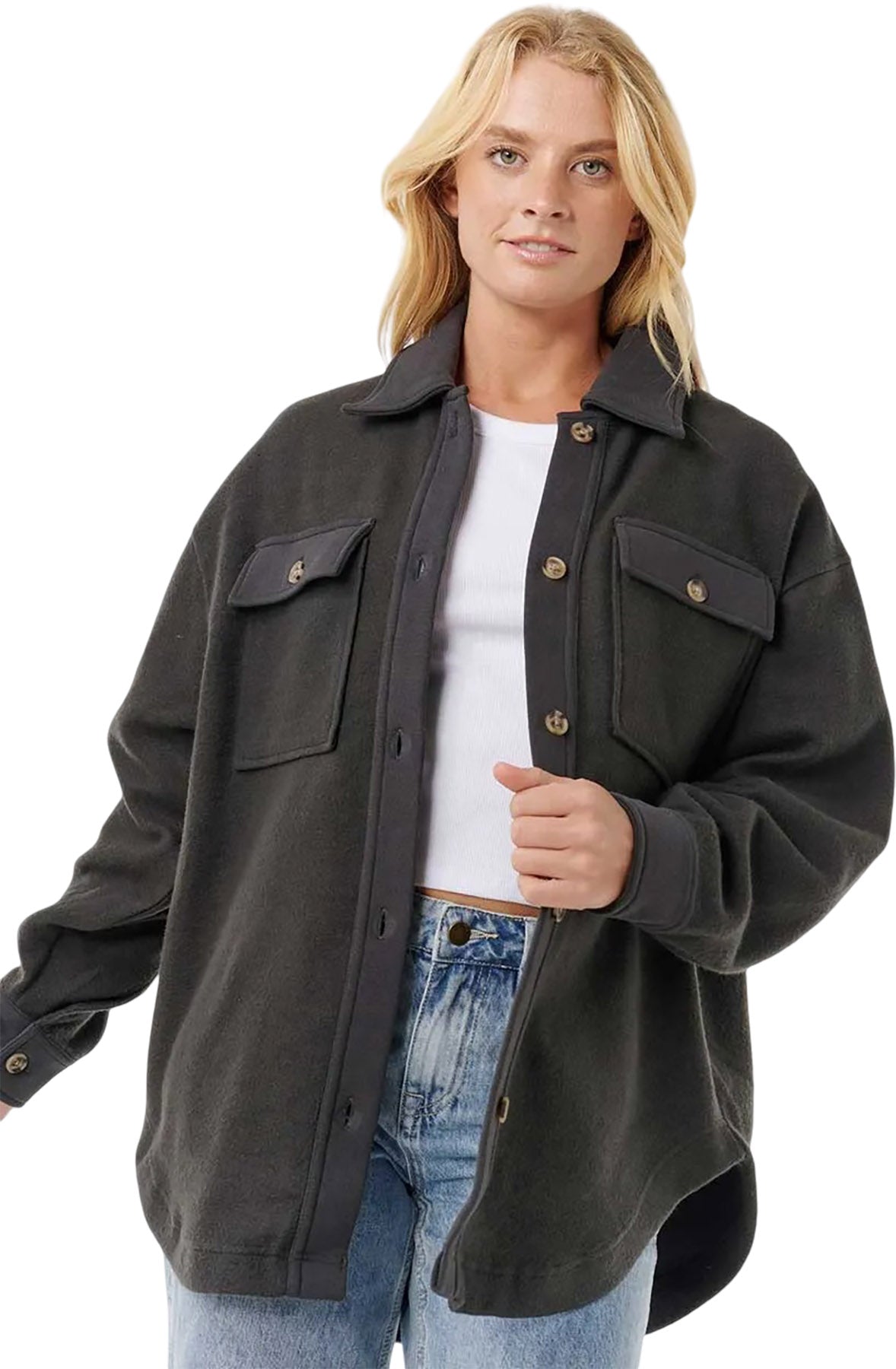 Rip Curl - High Tide Fleece Shacket - Women's |-| Rip Curl - Manteau-chemise en molleton High Tide - Femme