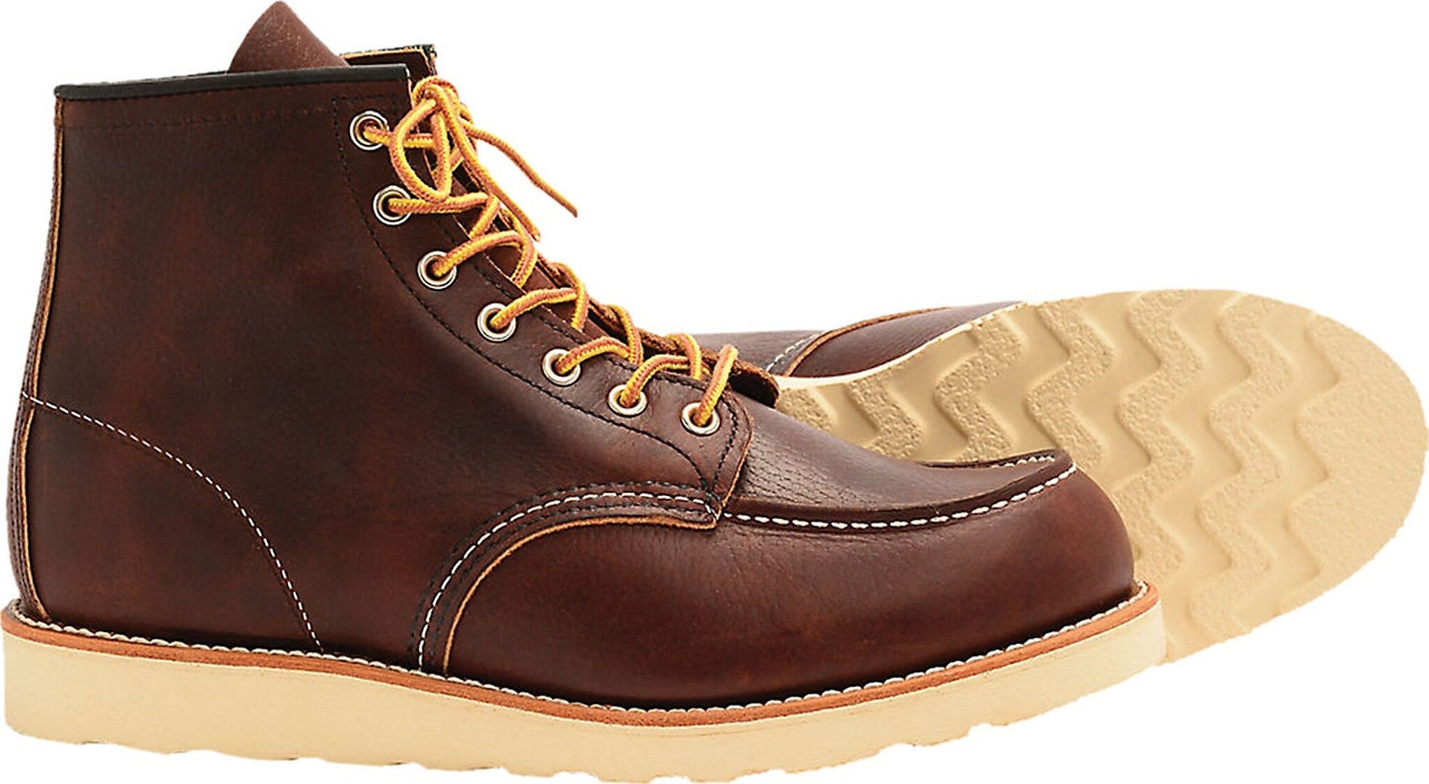 Bottes classiques Moc Briar Oil Slick en cuir 6 pouces - Homme