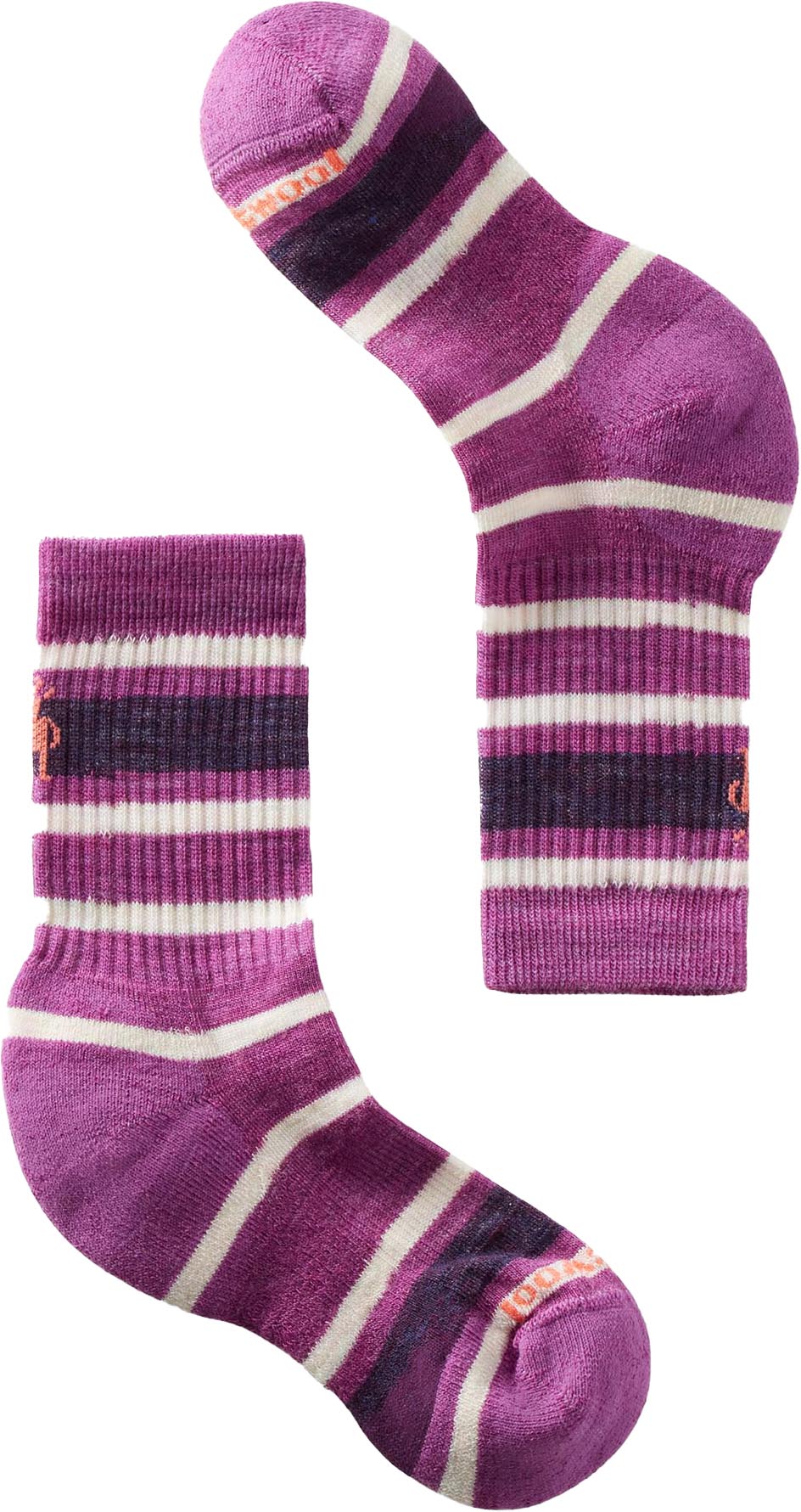 Smartwool - Classic Hike Light Cushion Striped Crew Socks - Kids |-| Smartwool - Chaussettes de randonnée mi-mollet à matelassage léger Classic Striped - Enfant
