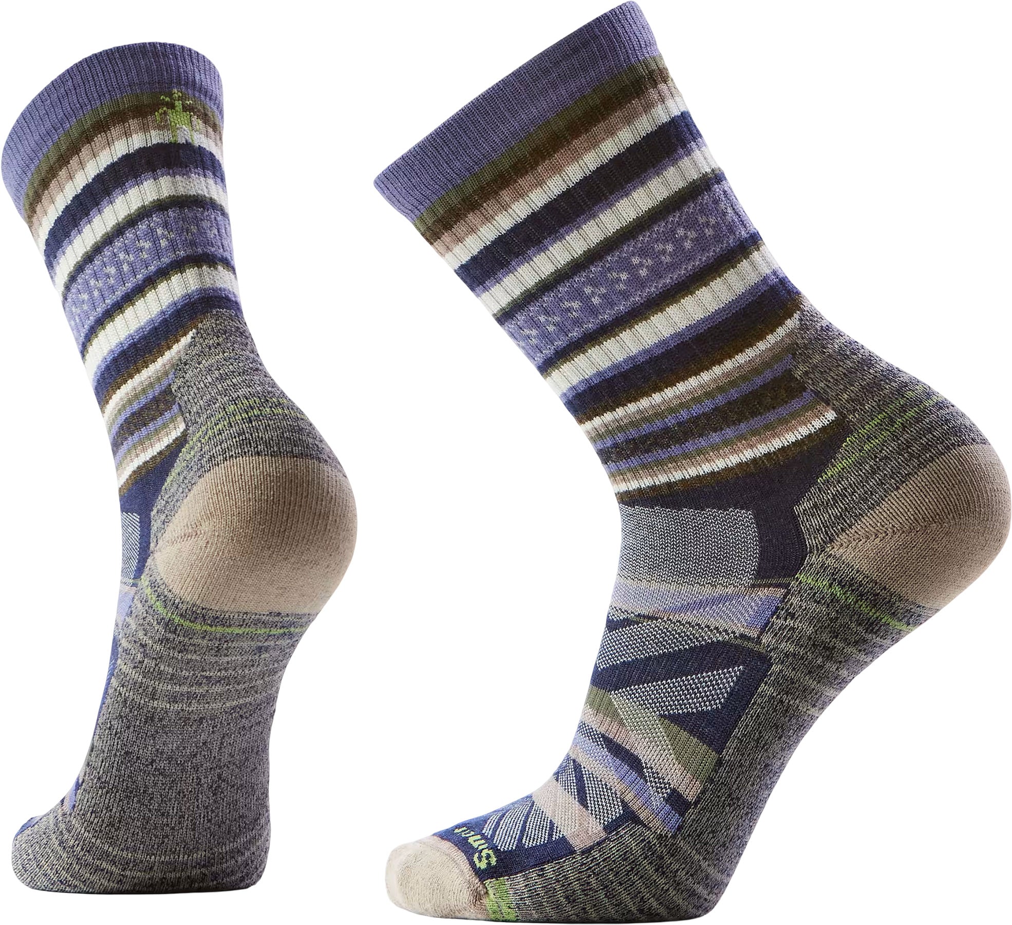 Smartwool - Hike Light Cushion Panorama Crew Sock - Unisex |-| Smartwool - Chaussettes de randonnée mi-mollet à matelassage léger Panorama - Unisexe