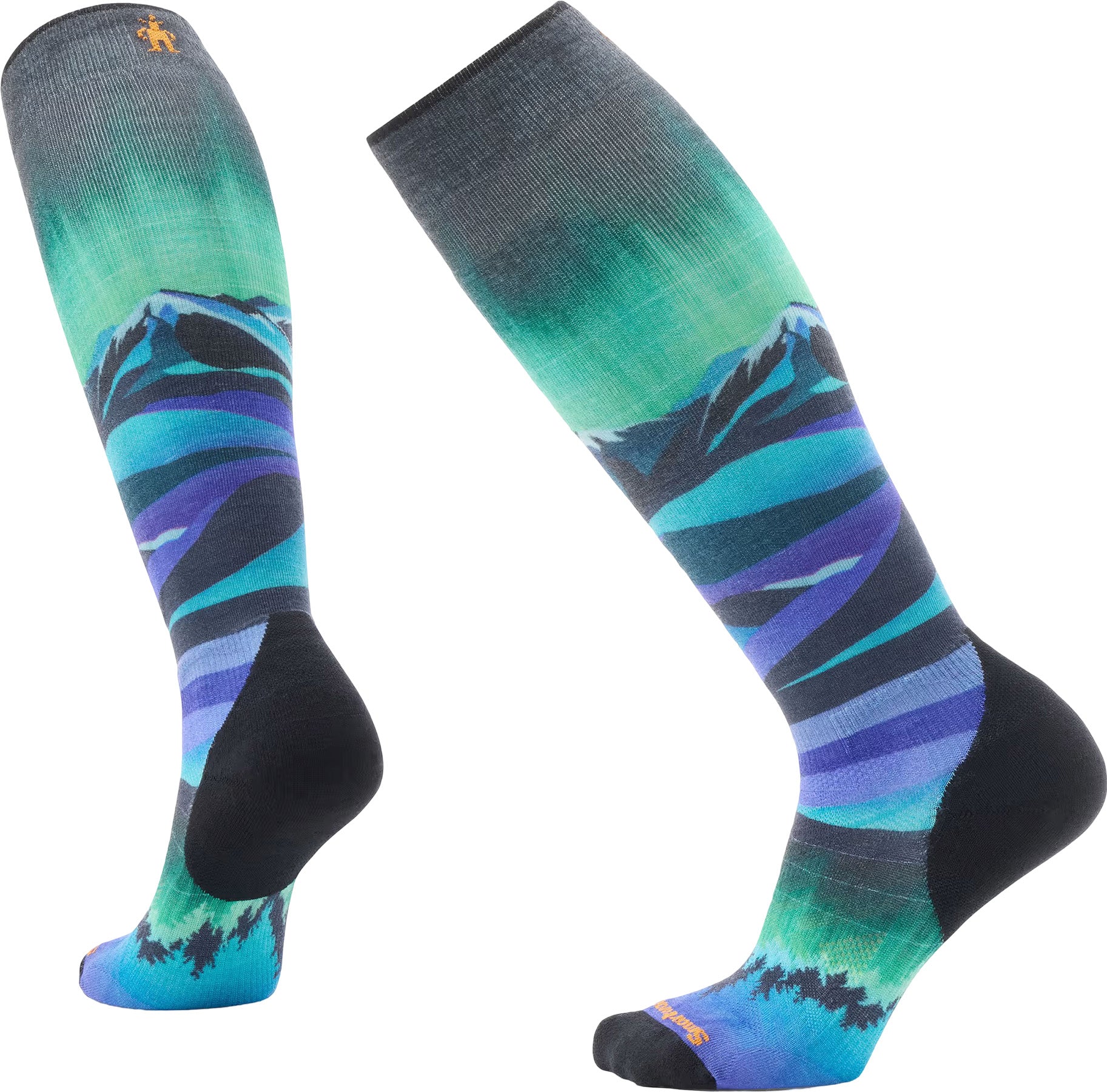 Smartwool - Ski Targeted Cushion Compression Print Over The Calf Socks - Women's |-| Smartwool - Chaussettes de ski sous‑genou à coussin ciblé compression et imprimé - Femme
