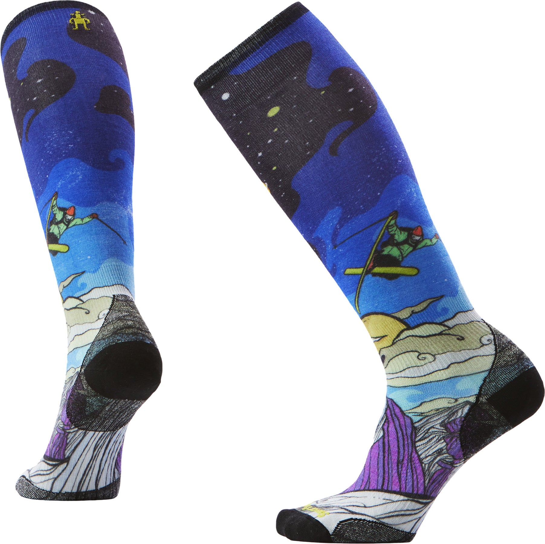 Smartwool - Ski Zero Cushion Galactic Ski Print Over The Calf Socks - Women's