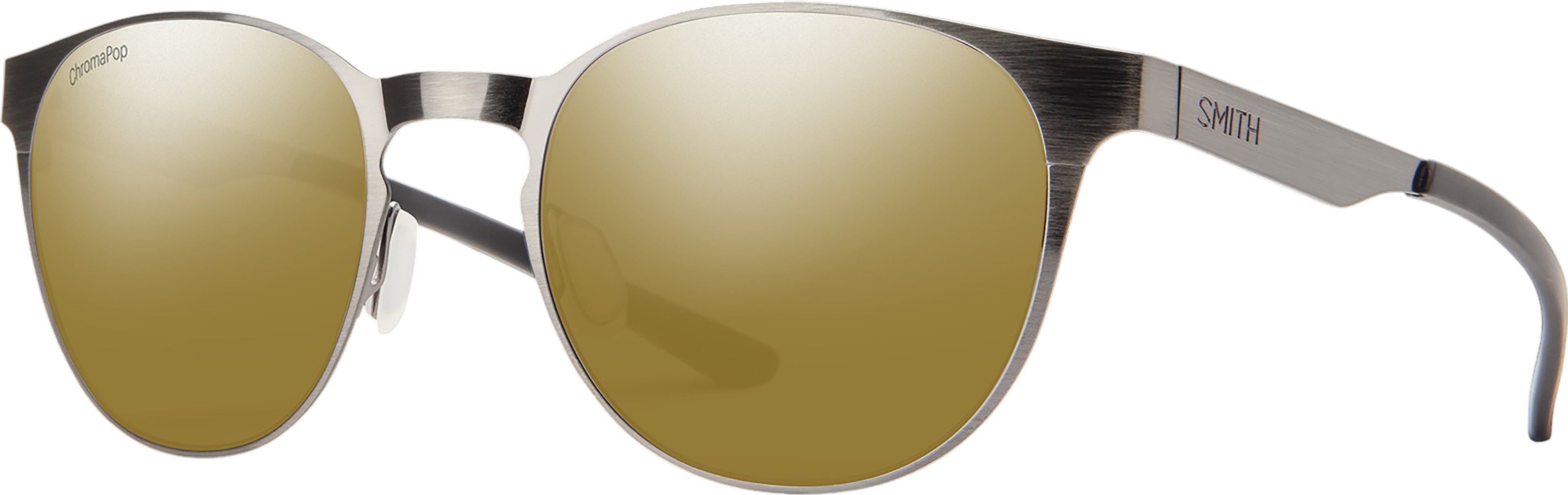 Smith Optics - Eastbank Metal Sunglasses - Brushed Gunmetal - ChromaPop Polarized Bronze Mirror Lens - Women's |-| Smith Optics - Lunettes de soleil en métal Eastbank - Brushed Gunmetal  - Verres polarisé ChromaPop Bronze Mirror