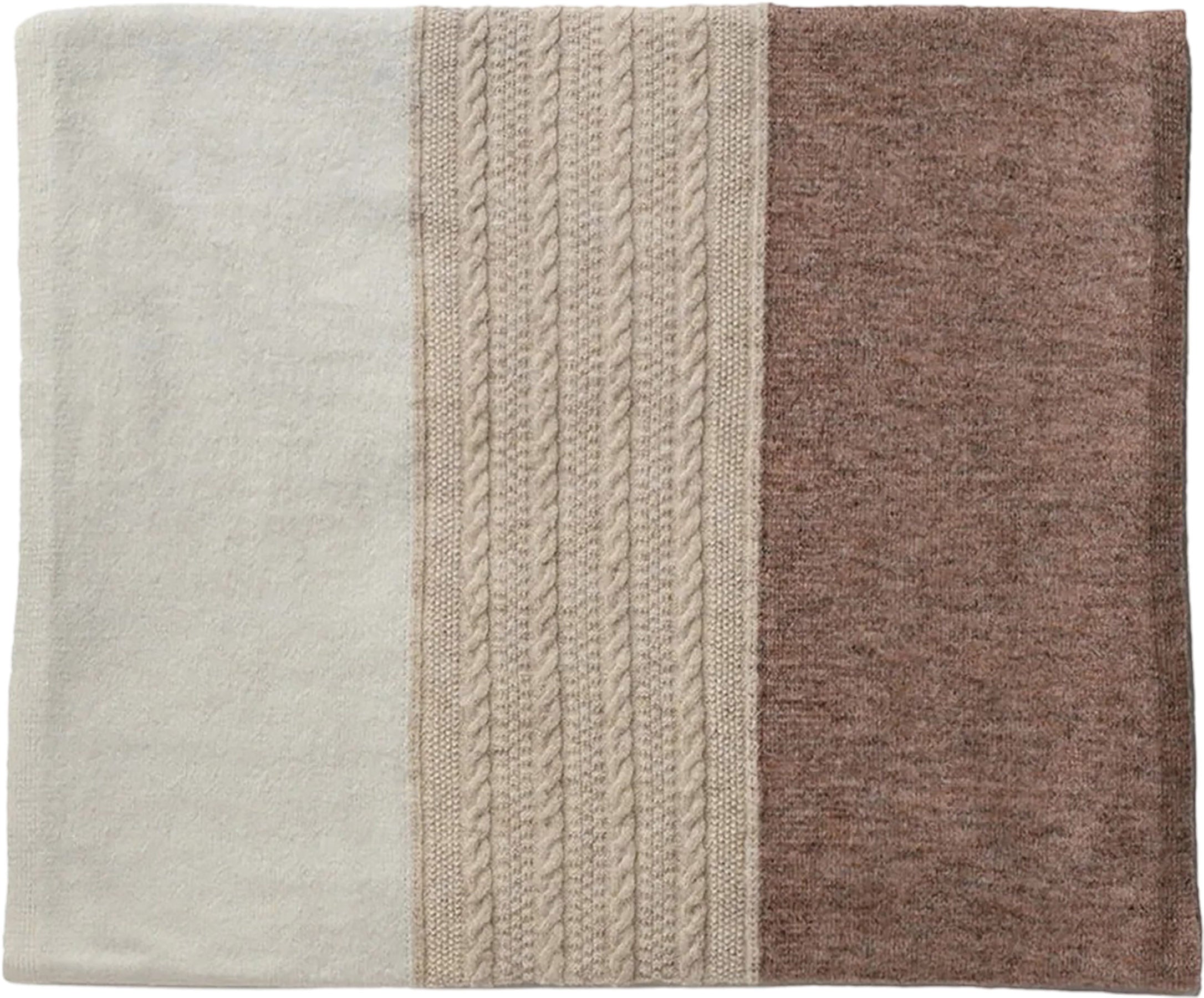 SOIA and KYO - Koree Knitted Tri-Color Scarf - Women's |-| SOIA and KYO - Foulard tricolore en tricot Koree - Femme