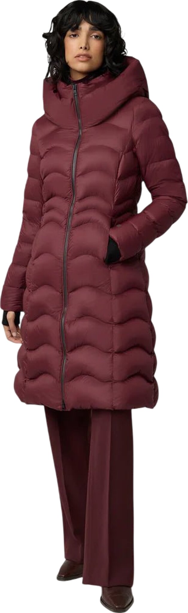 SOIA and KYO - Lita-V Sustainable Lightweight Down Coat - Women's