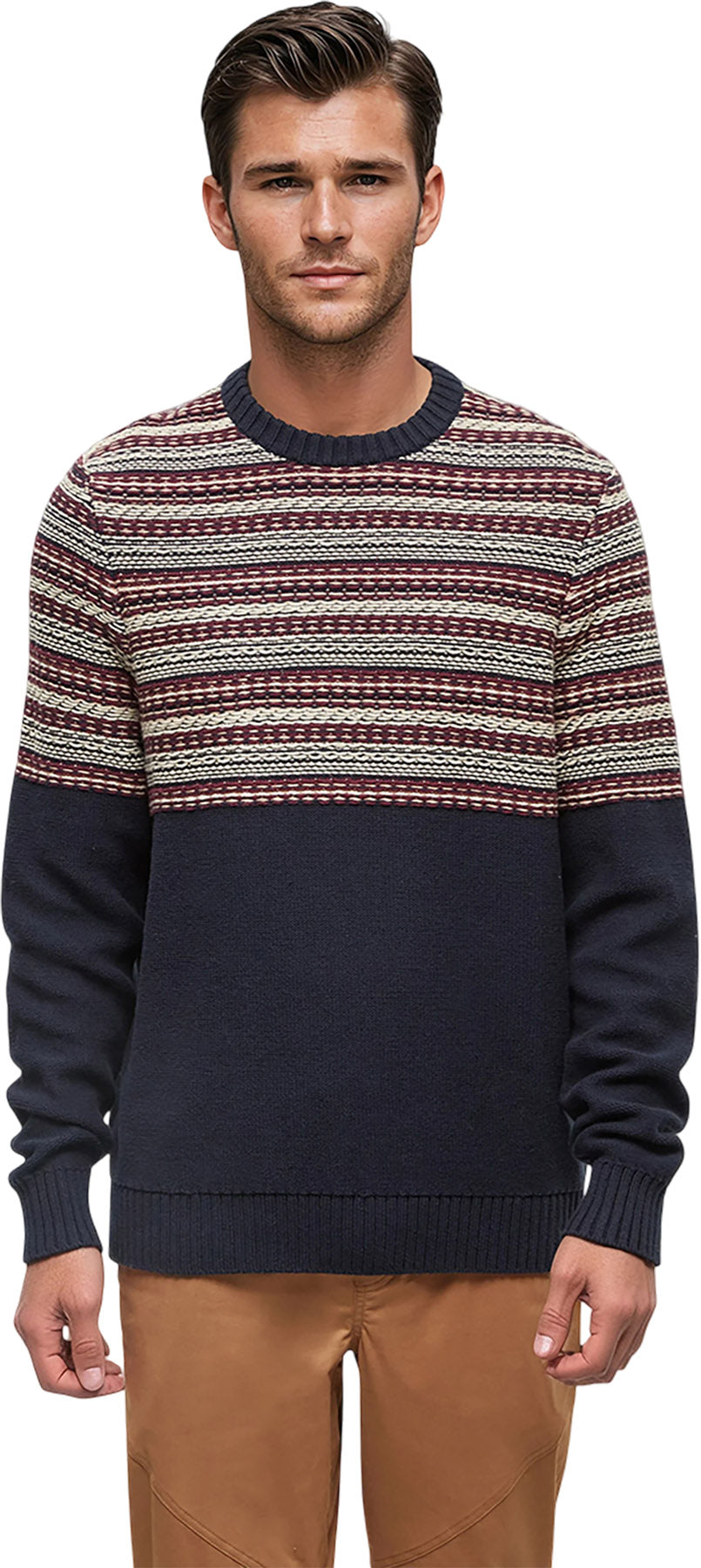 tentree - Kepler Organic Cotton Knit Long Sleeve Sweater - Men's |-| tentree - Chandail à manches longues en tricot de coton biologique Kepler - Homme