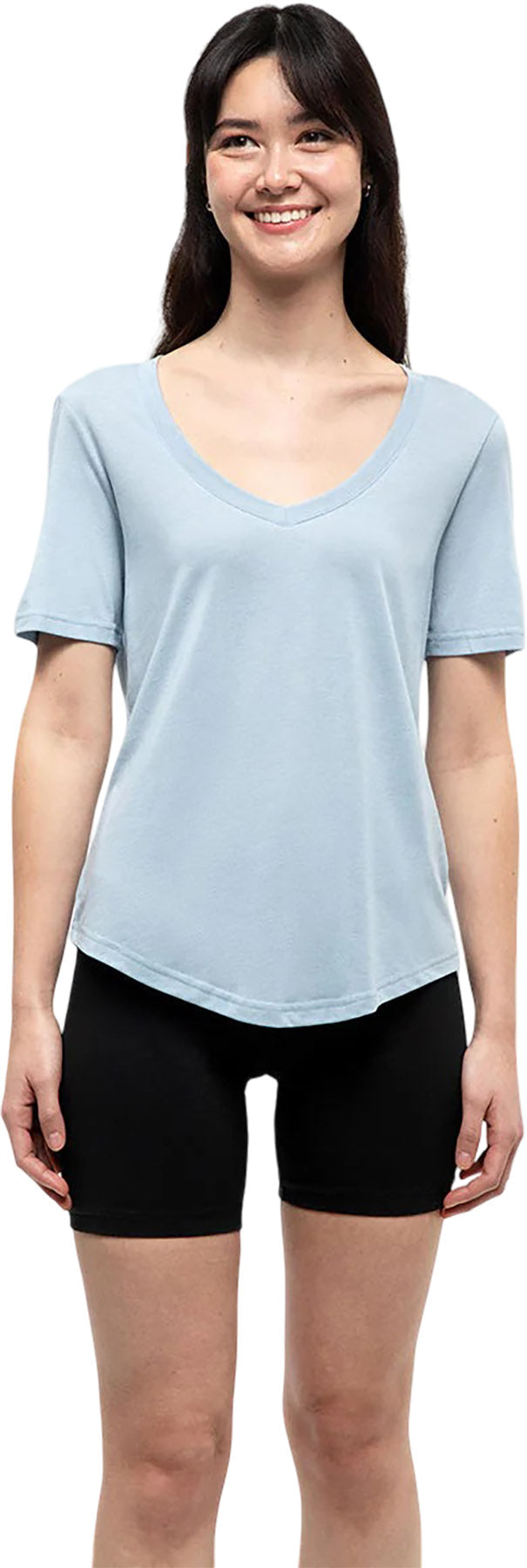 tentree - Treeblend V-Neck T-Shirt - Women's|-|tentree - T-shirt à col en V Treeblend - Femme