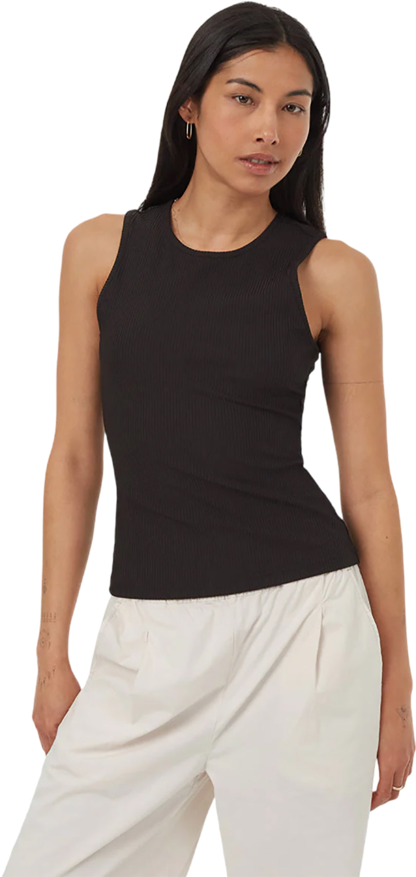 tentree - TechRib High Neck Tank Top - Women's|-|tentree - Camisole à col haut en tissu TechRib - Femme