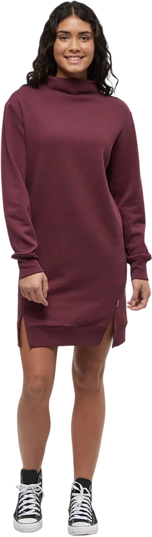 tentree - TreeFleece Mock Neck Sweatshirt Dress - Women's |-| tentree - Robe sweat-shirt à col montant TreeFleece - Femme