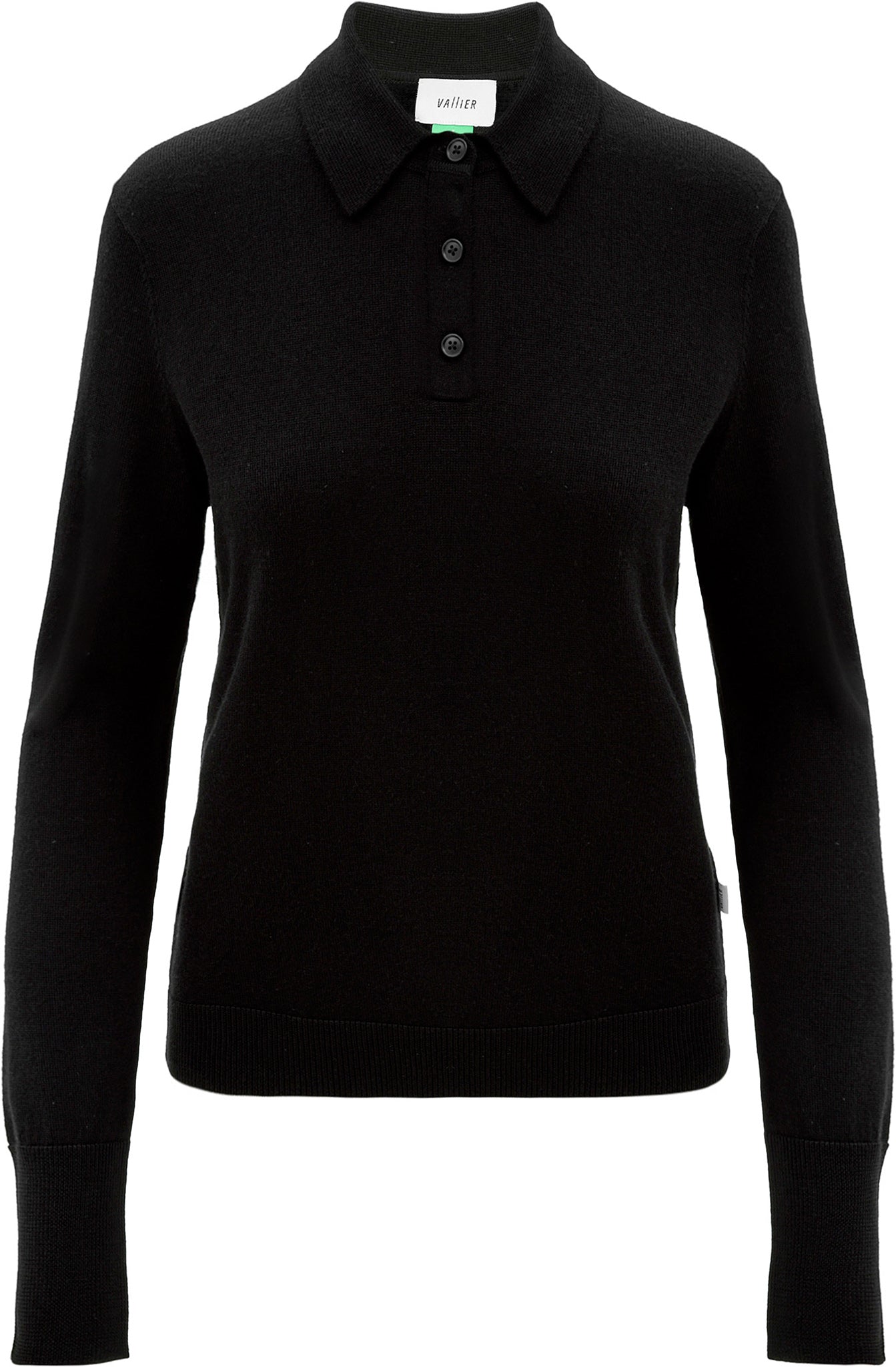 Vallier - Alvalade Lightweight Long-Sleeve Merino Knit Polo - Women's |-| Vallier - Polo léger à manches longues en mérinos Alvalade - Femme