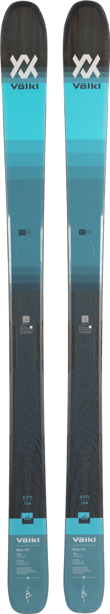 Volkl - Blaze 106 Skis - Men's |-| Volkl - Skis Blaze 106 - Homme