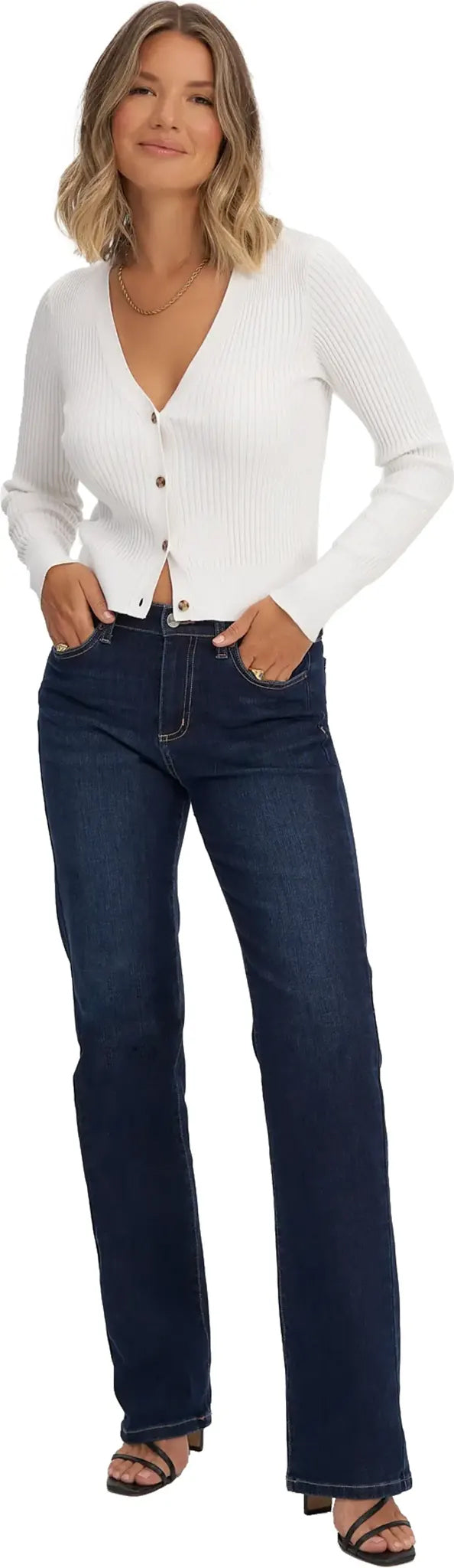Yoga Jeans - Chloe Classic Rise Straight Fit Jeans - Women's